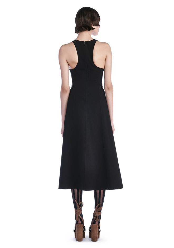 Alexander Wang ‎A LINE RACER BACK DRESS WITH WAIST TABS ‎ ‎3/4 Length