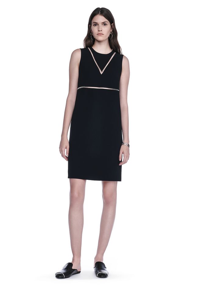 black fish cut dress