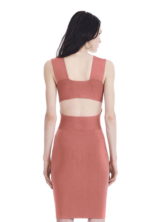 Alexander Wang ‎knit Sleeveless Criss Cross Mini Dress ‎ ‎short Dress