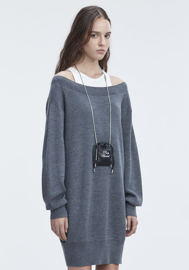 alexander wang bi layer dress