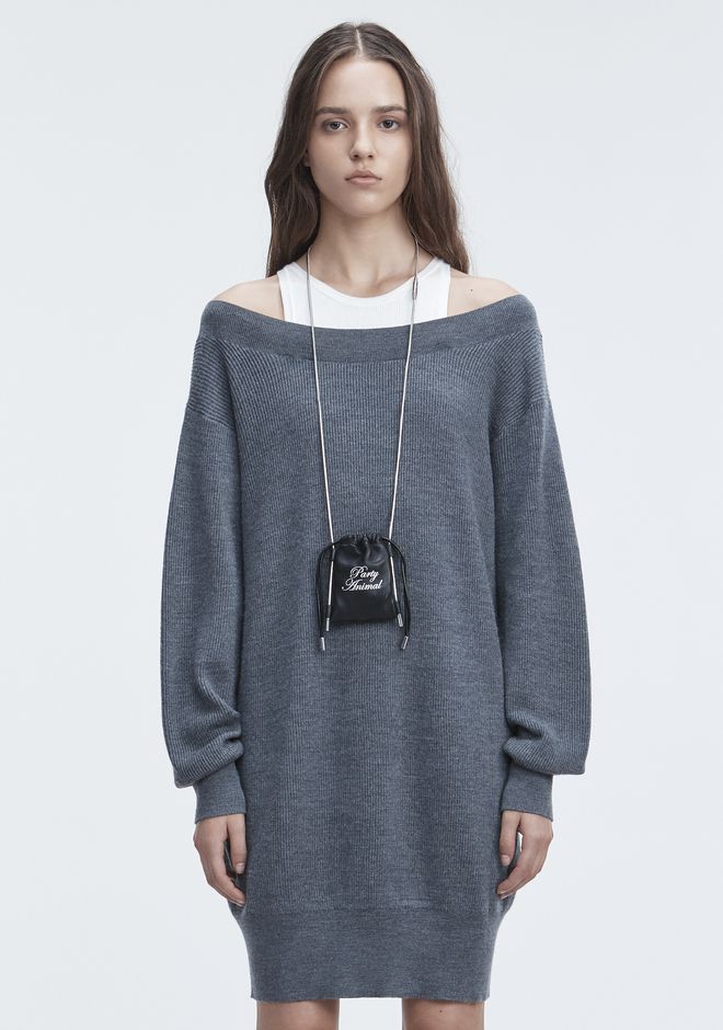 alexander wang bi layer dress