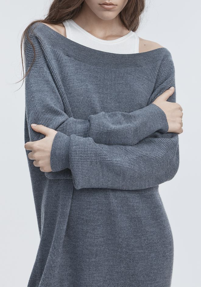 alexander wang bi layer dress