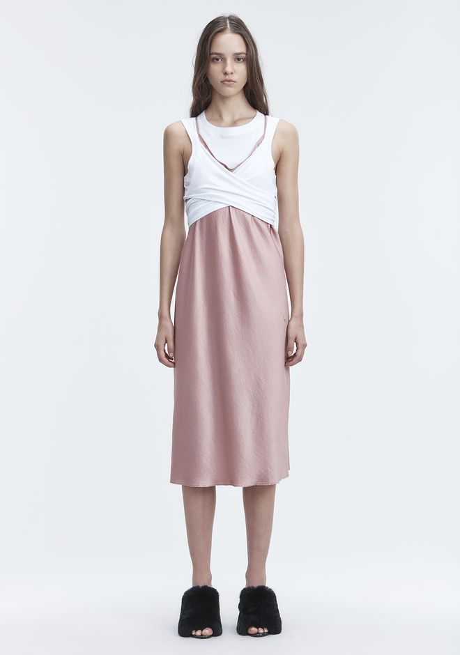 Alexander Wash Go Slip Dress 3 4 Length T By Alexander Wash Go Slip Dress 3 4 Length 12 N F