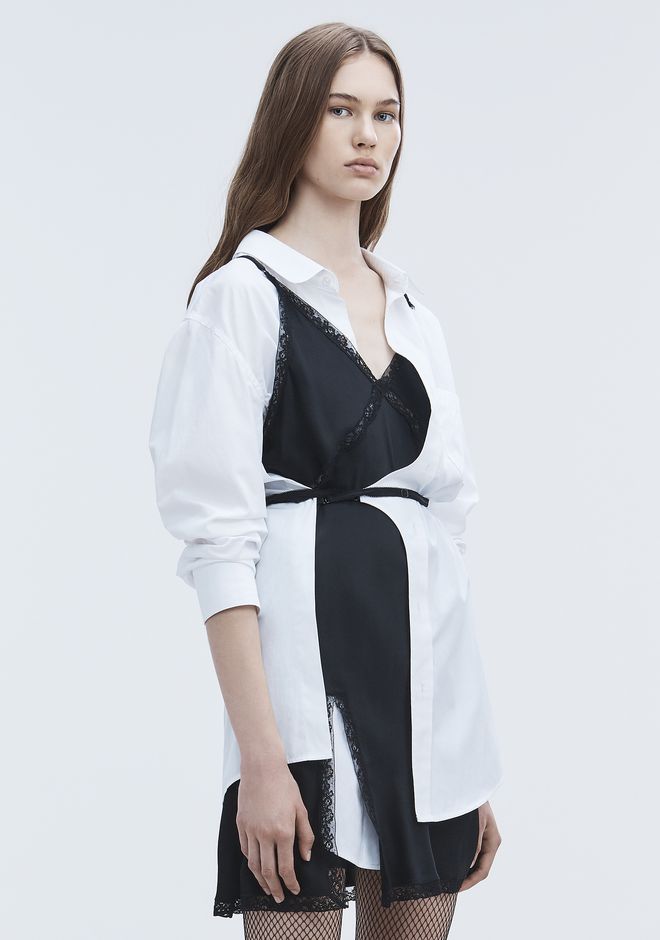 alexander wang hybrid shirt dress