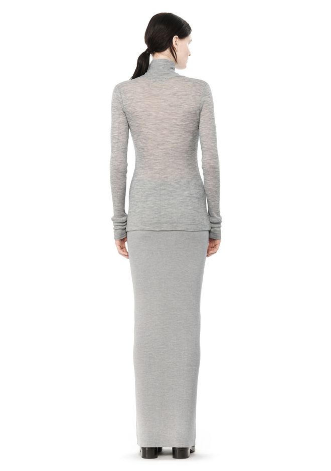 merino maxi skirt