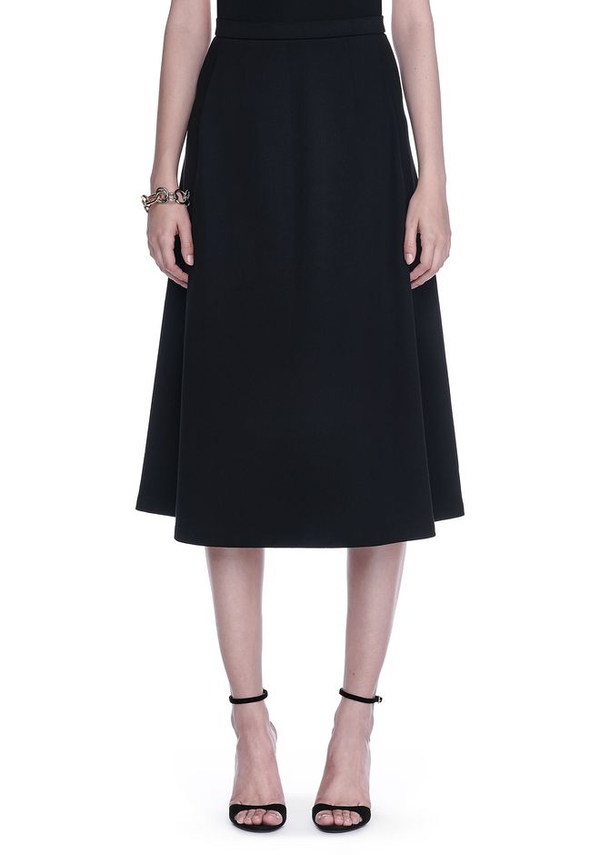 Alexander Wang ‎A LINE MIDI SKIRT ‎ ‎SKIRT‎ | Official Site