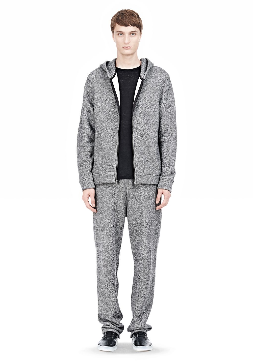 Alexander Wang ‎SPECKLED FRENCH TERRY SWEATPANTS ‎ ‎PANTS‎ | Official Site