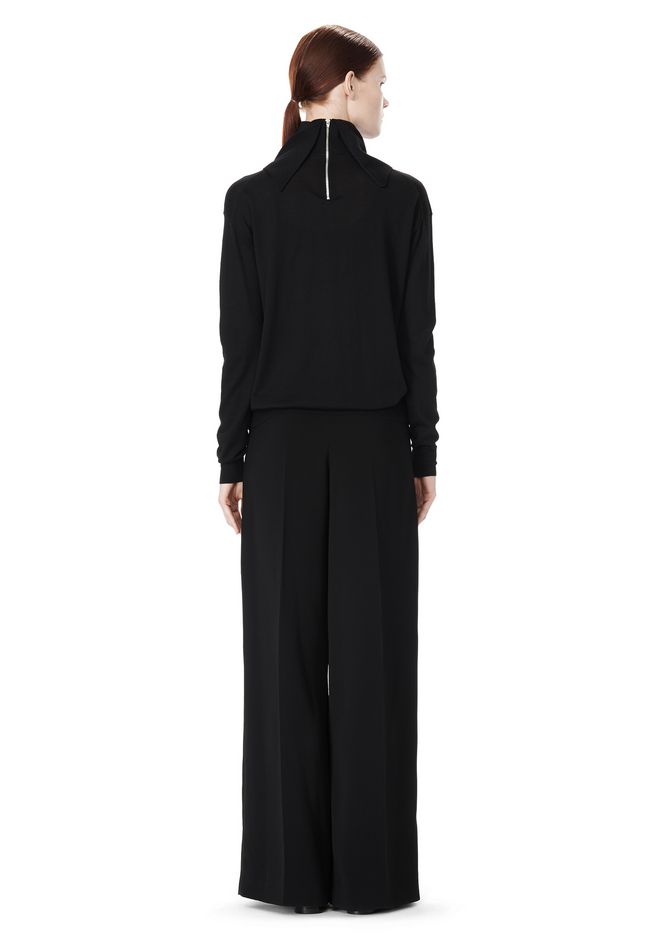 Alexander Wang ‎HIGH WAISTED PLEAT FRONT PANT ‎ ‎PANTS‎ | Official Site