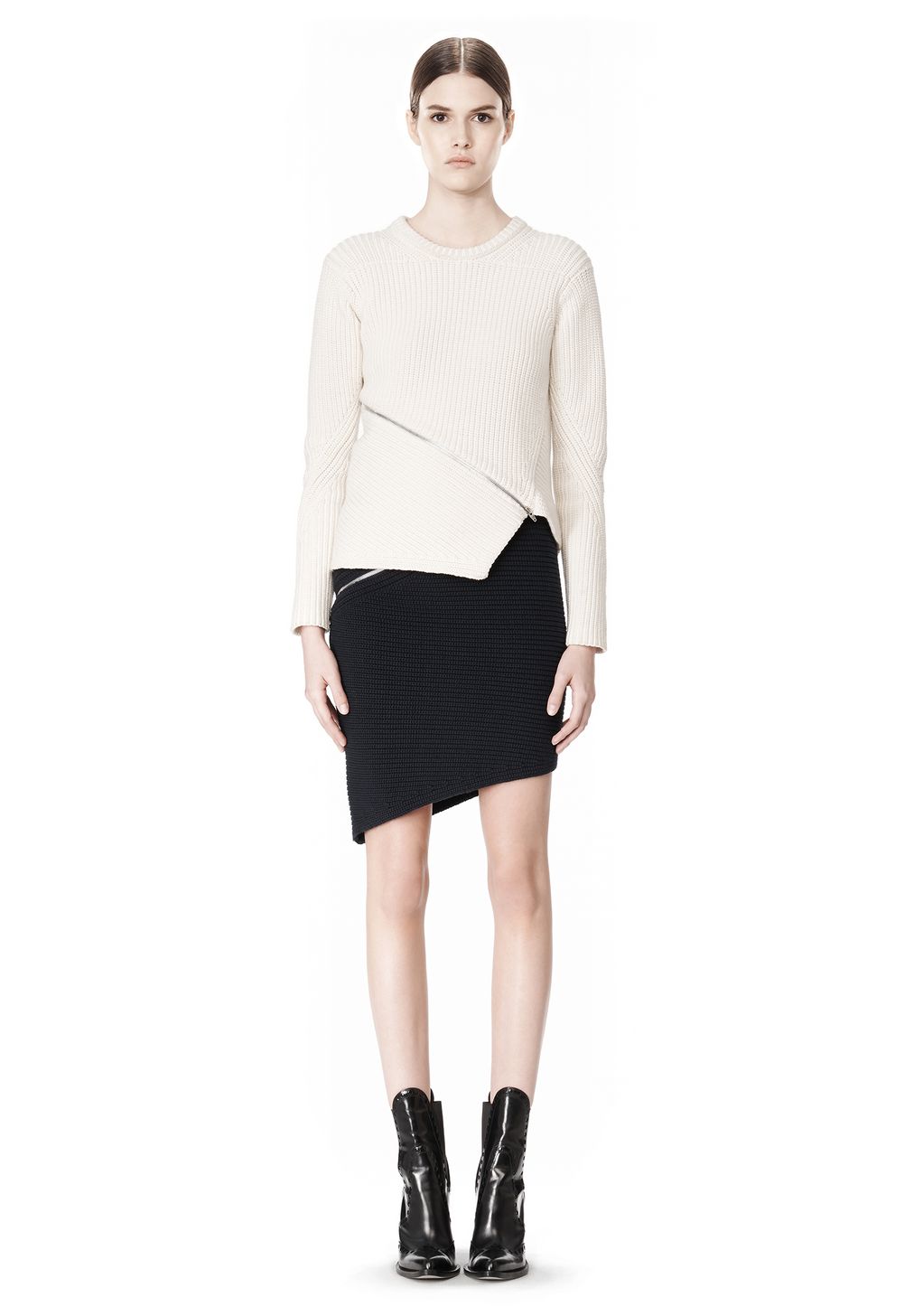 Alexander Wang ‎ZIP PEEL AWAY SKIRT ‎ ‎SKIRT‎ | Official Site