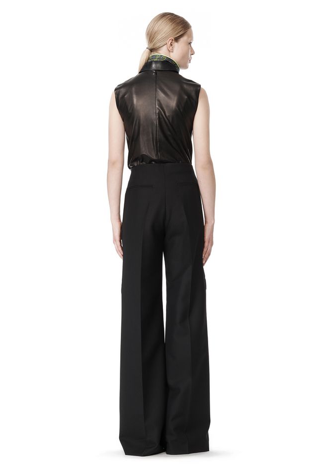 Alexander Wang ‎LOW WAISTED WIDE LEG PANT WITH BLAZER POCKETS ‎ ‎PANTS ...