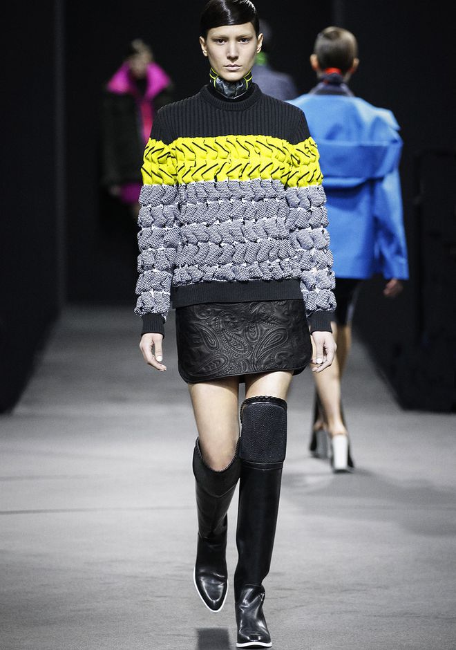 Alexander Wang ‎PAISLEY QUILTED LEATHER SKIRT ‎ ‎SKIRT‎ | Official Site