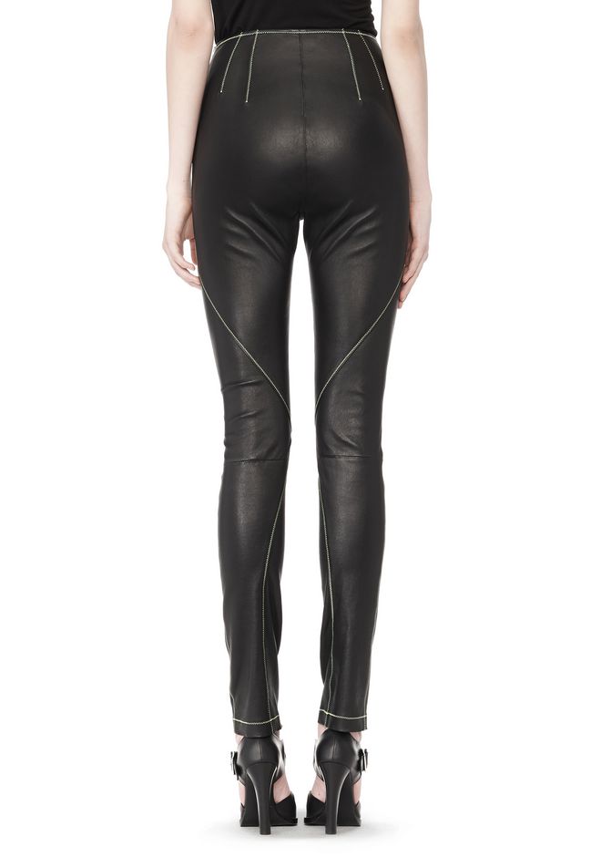 Alexander Wang ‎STRETCH LEATHER LEGGINGS WITH STITCH DETAIL ‎ ‎PANTS ...