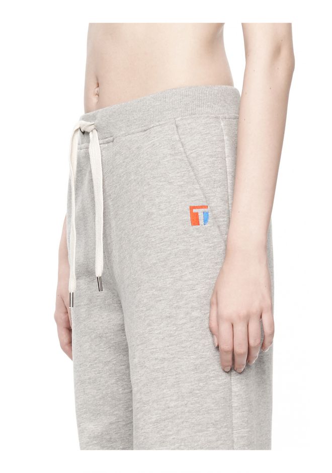 pink alexander wang sweatpants