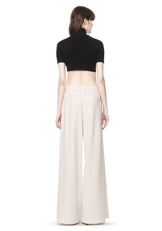 Alexander Wang ‎DRAPE SUITING SIDE SLIT PANT ‎ ‎PANTS‎ | Official Site