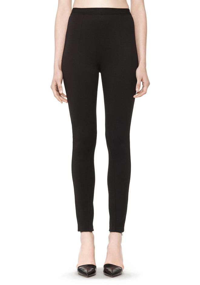 Alexander Wang ‎KNIT TWILL LEGGINGS ‎ ‎PANTS‎ | Official Site