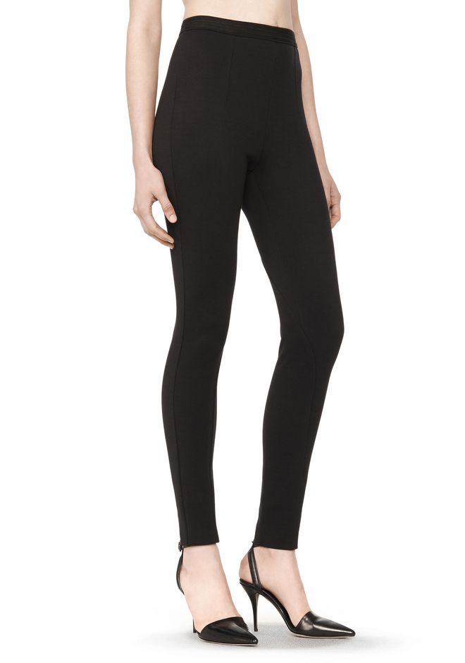 Alexander Wang ‎KNIT TWILL LEGGINGS ‎ ‎PANTS‎ | Official Site
