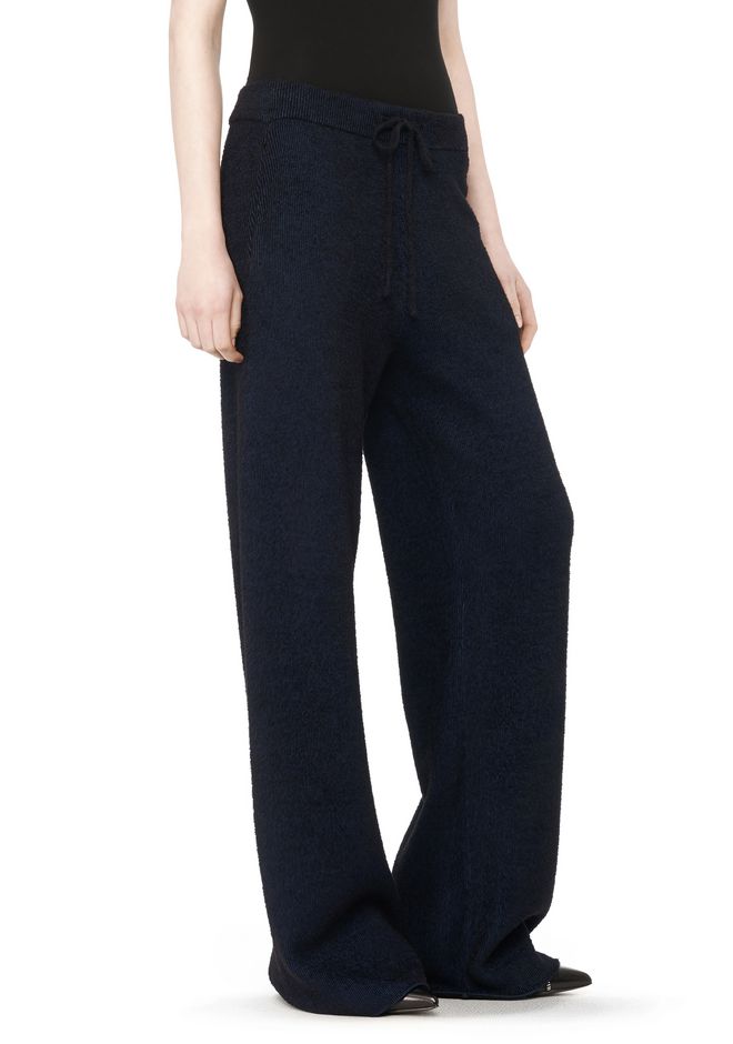 Alexander Wang ‎WIDE LEG CARDIGAN PANTS ‎ ‎PANTS‎ | Official Site