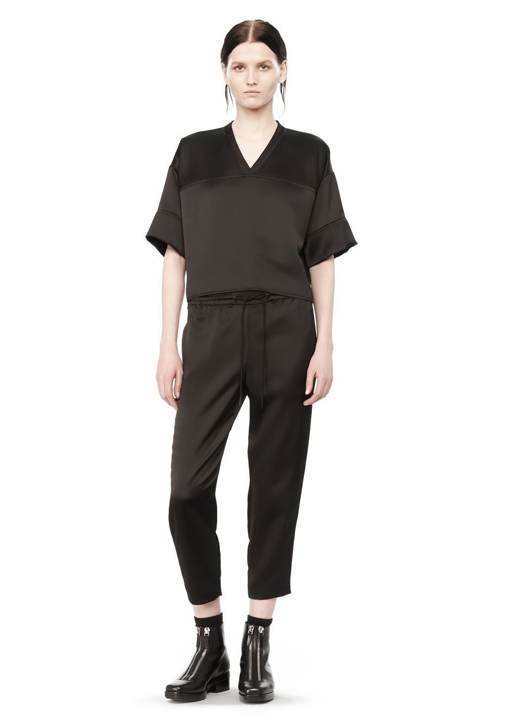 Alexander Wang ‎SATIN TRACKPANTS ‎ ‎PANTS‎ | Official Site