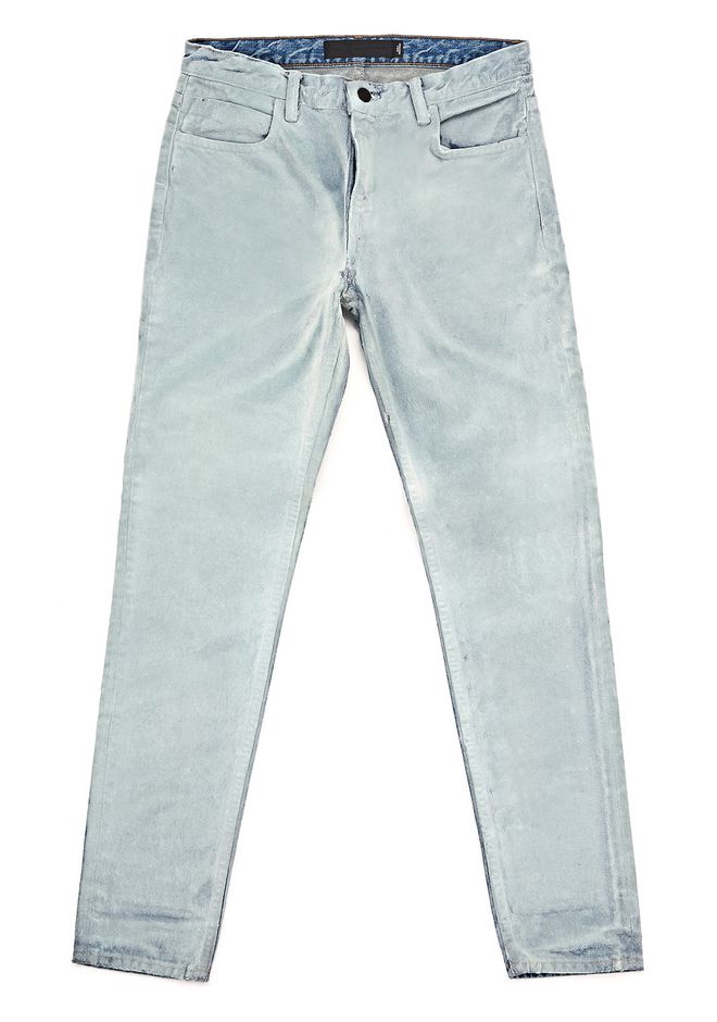 Alexander Wang ‎WANG 002 FLOCKED RELAXED FIT ‎ ‎DENIM‎ Official Site