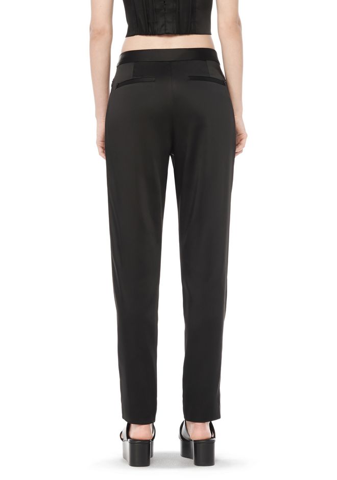 Alexander Wang ‎STRETCH SATIN TROUSERS ‎ ‎PANTS‎ | Official Site
