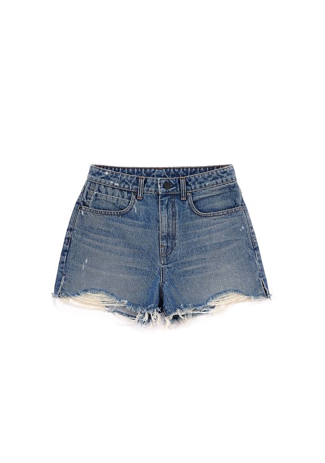 Alexander Wang ‎BITE CUT OFF DENIM SHORTS ‎ ‎DENIM‎ | Official Site