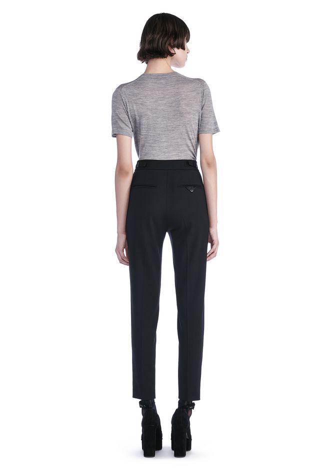 Alexander Wang ‎SLIM FIT TROUSERS WITH BACK POCKET TAB ‎ ‎PANTS‎ Official Site