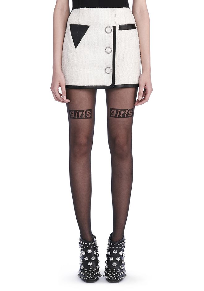 Alexander Wang ‎MINI WRAP SKIRT WITH TRIANGLE POCKET ‎ ‎SKIRT