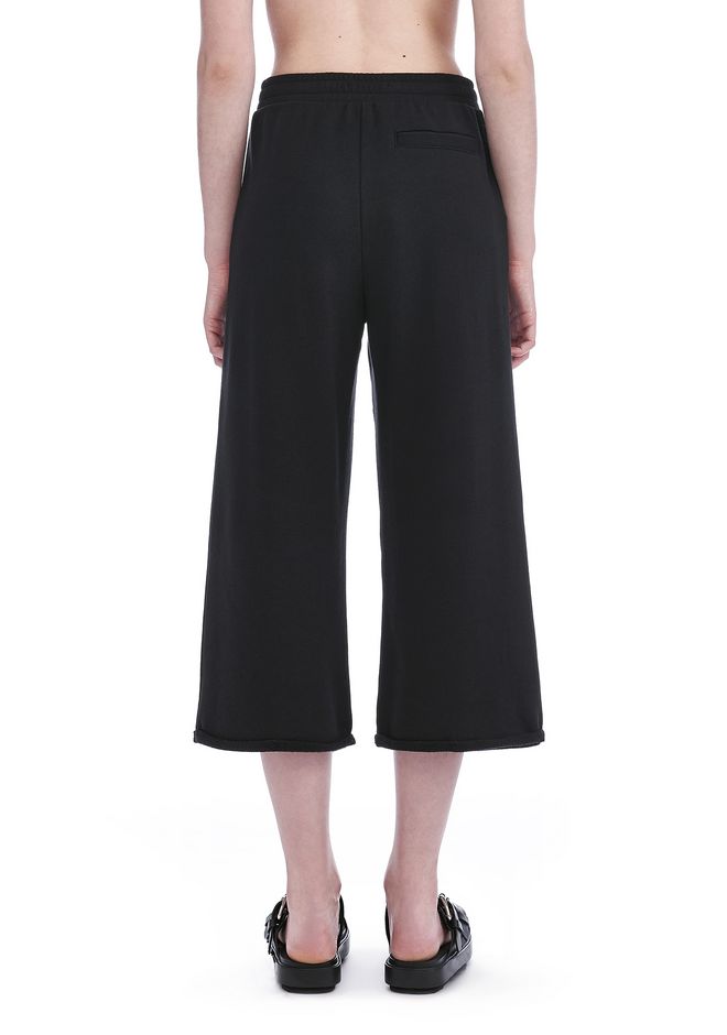 Alexander Wang ‎FRENCH TERRY CROPPED WIDE LEG SWEATPANTS ‎ ‎PANTS ...