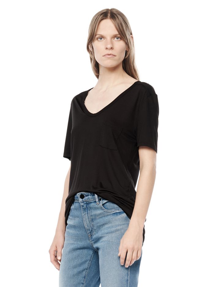 alexander wang t shirt cami hybrid