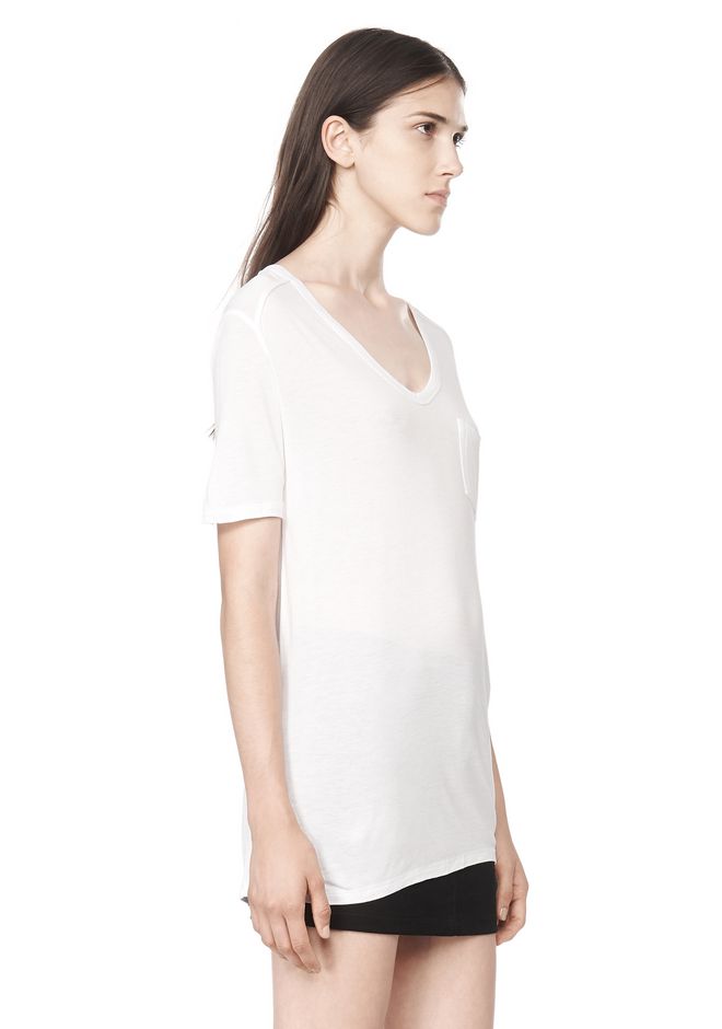 Alexander Wang ‎CLASSIC TEE WITH POCKET ‎ ‎Short Sleeve t Shirt ...