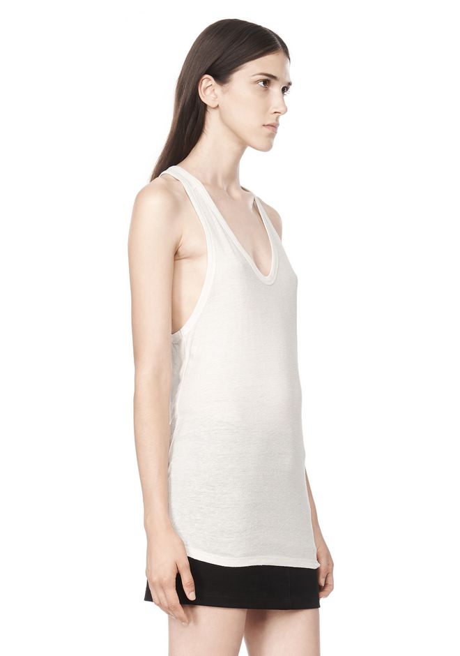 Alexander Wang ‎SLUB CLASSIC TANK ‎ ‎TANK‎ | Official Site