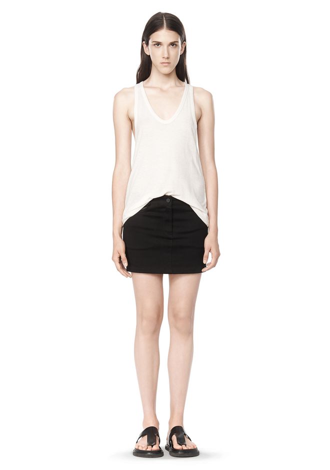 Alexander Wang ‎SLUB CLASSIC TANK ‎ ‎TANK‎ | Official Site