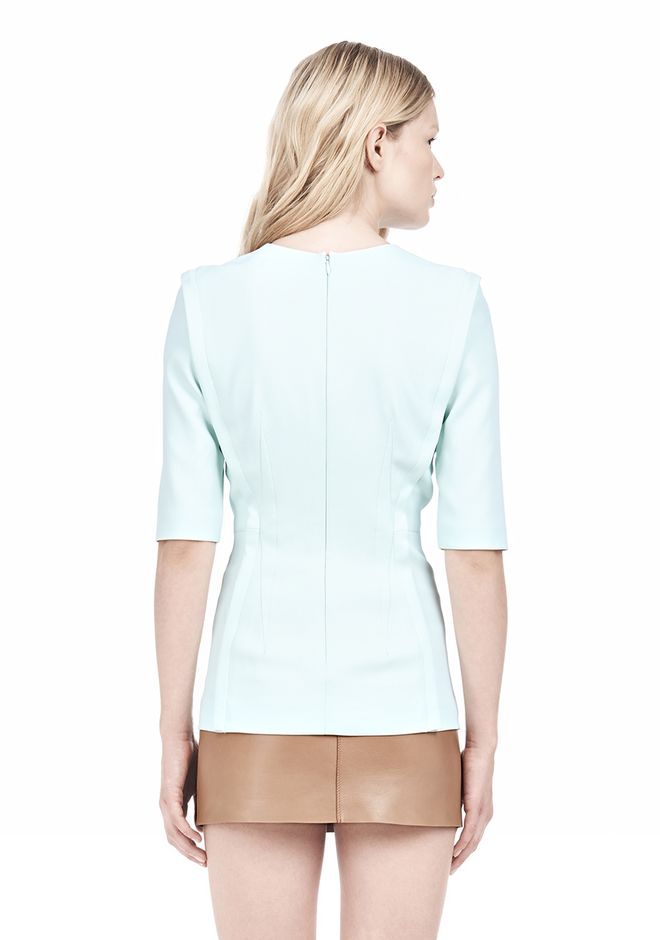 Alexander Wang ‎EXPOSED DART SHORT SLEEVE TOP ‎ ‎Blouse‎ Official Site