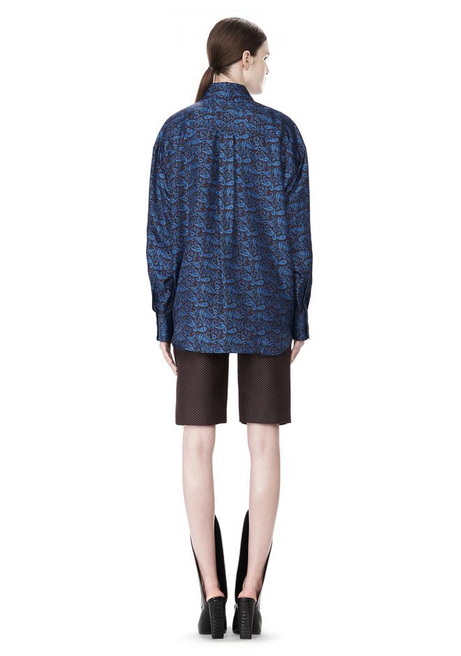 alexander wang oversized denim shirt