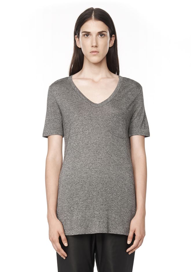 Alexander Wang ‎CLASSIC TEE WITH POCKET ‎ ‎TOP‎ |Official Site