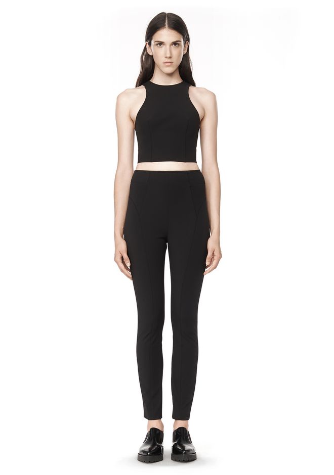 Alexander Wang ‎STRETCH TECH SUITING SLEEVELESS TOP ‎ ‎TOP‎ | Official Site