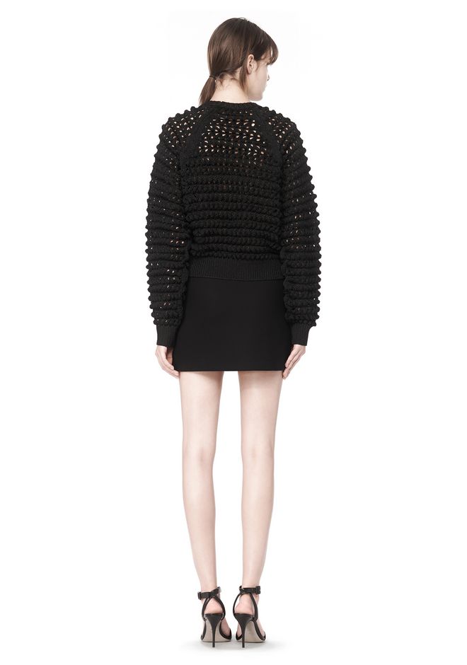 Alexander Wang ‎BUBBLE STITCH SWEATER ‎ ‎TOP‎ | Official Site