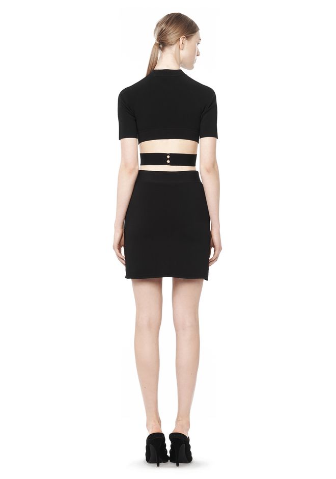 Alexander Wang ‎CRISS CROSS CROP TOP ‎ ‎TOP‎ | Official Site