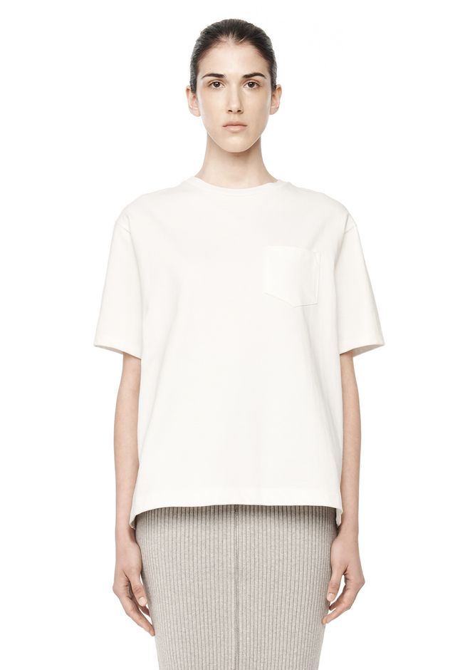 alexander wang deconstructed cotton shirt