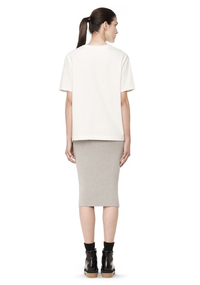 alexander wang deconstructed cotton shirt
