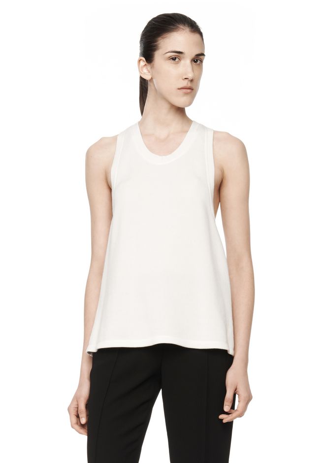 Alexander Wang ‎FRENCH TERRY RACERBACK TANK ‎ ‎TOP‎ |Official Site