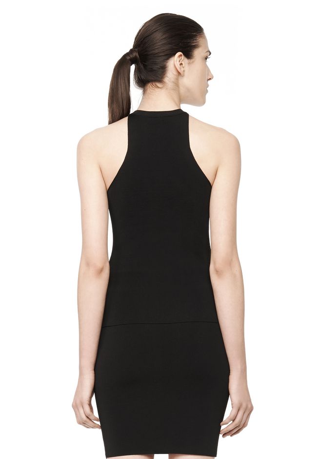 Alexander Wang ‎FITTED RACERBACK TANK TOP ‎ ‎TOP‎ Official Site