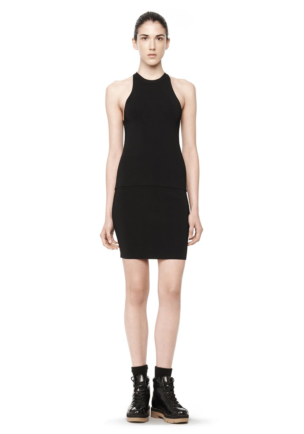 Alexander Wang ‎FITTED RACERBACK TANK TOP ‎ ‎TOP‎ | Official Site