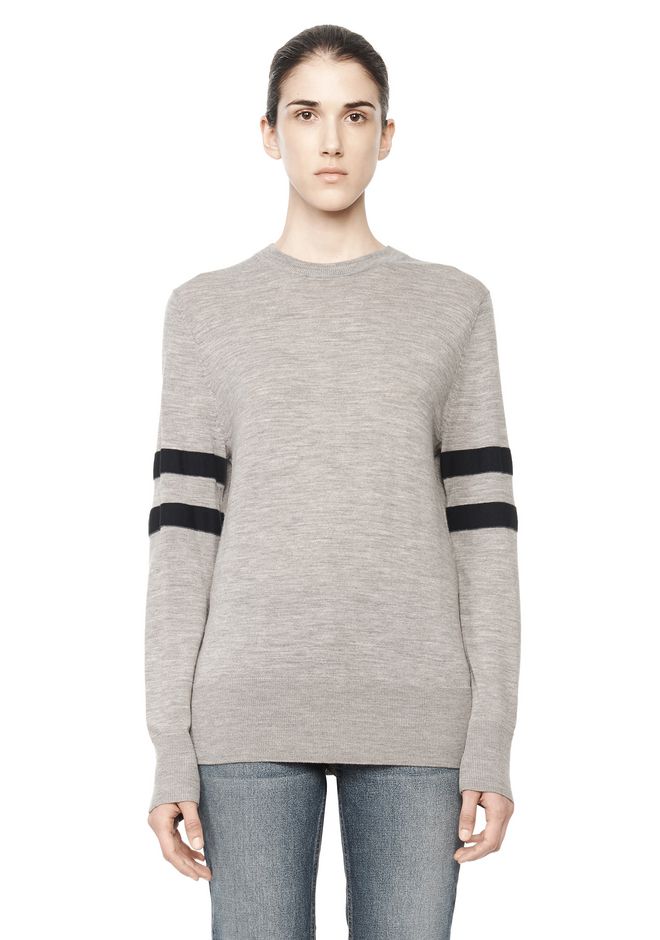 Alexander Wang ‎RUGBY KNIT PULLOVER ‎ ‎TOP‎ |Official Site