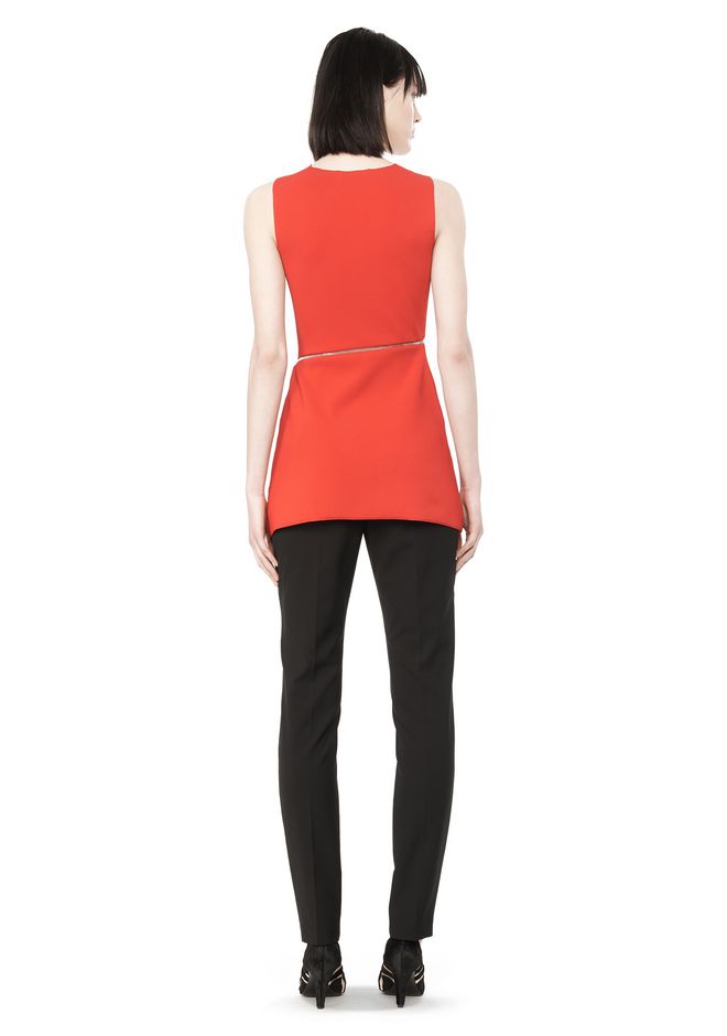 Alexander Wang ‎FITTED ZIPPER TANK ‎ ‎TOP‎ Official Site