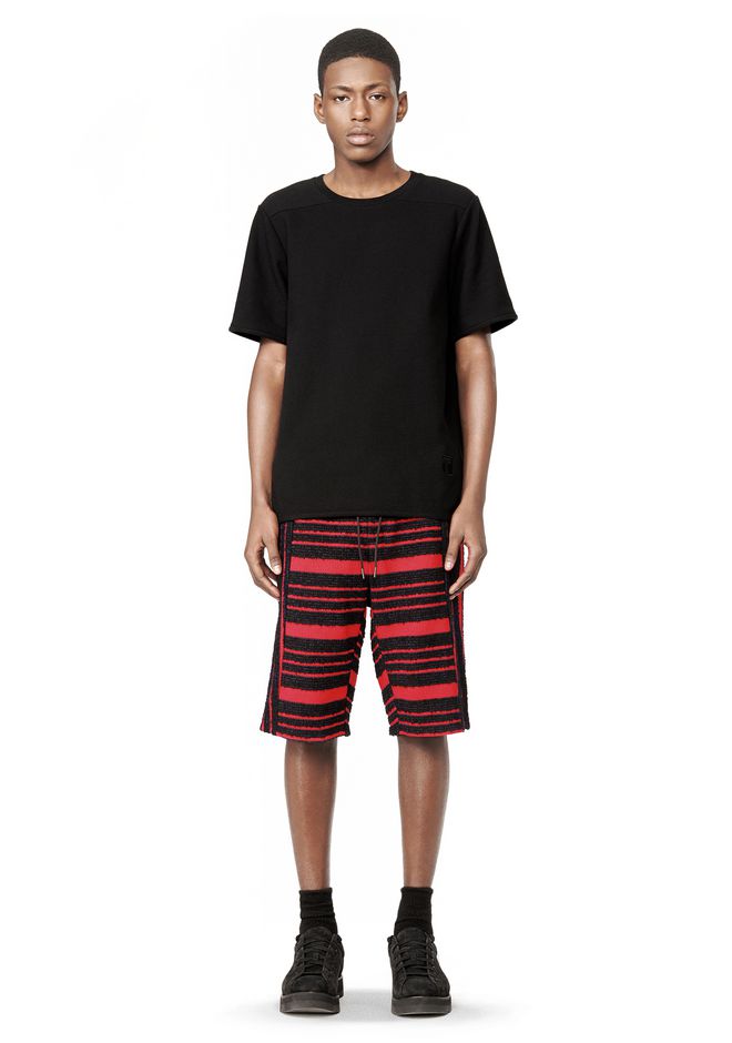 Alexander Wang ‎COTTON THERMAL SHORT SLEEVE TEE ‎ ‎TOP‎ |Official Site