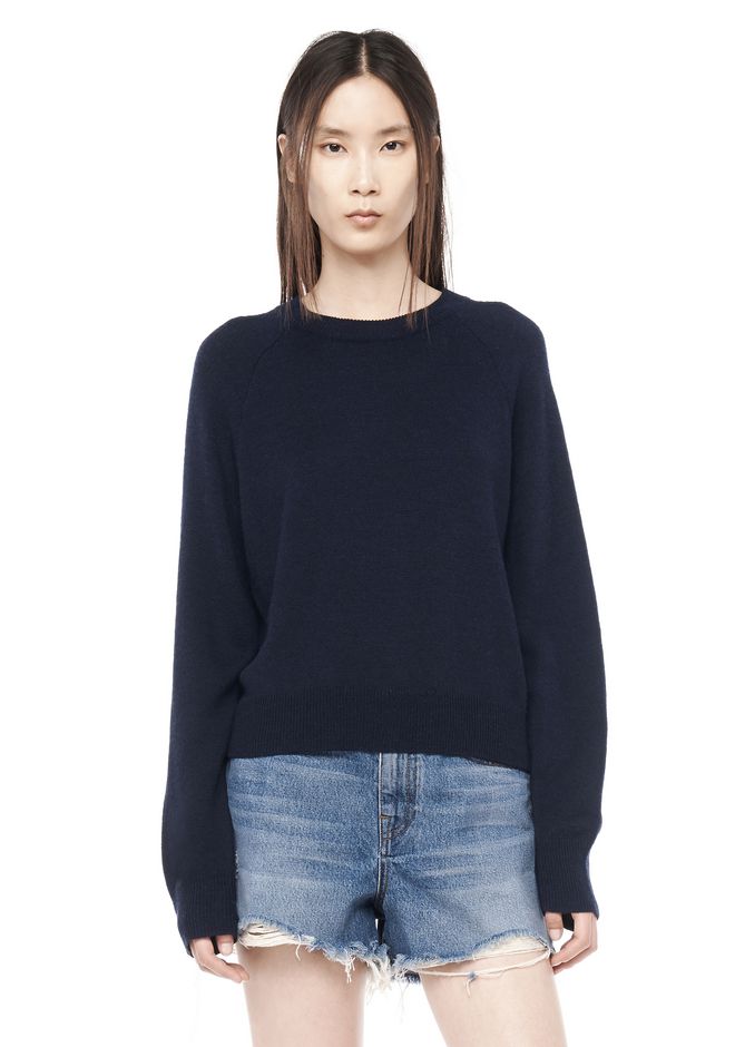 alexander wang cropped sweater
