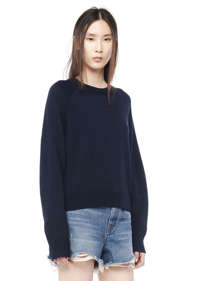 alexander wang cropped sweater