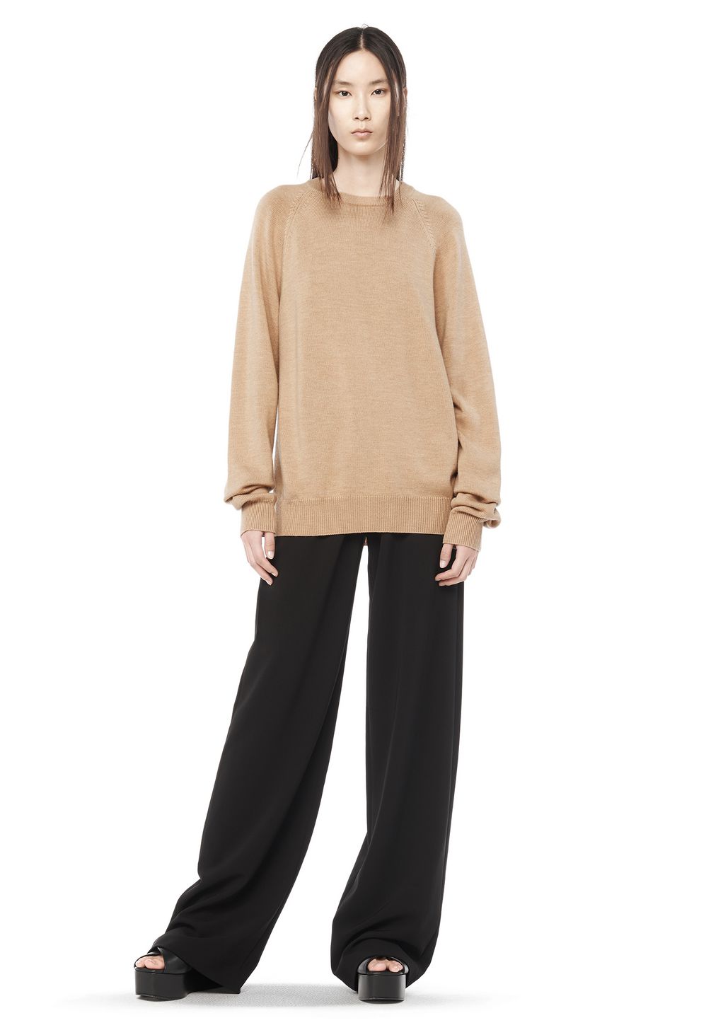 Alexander Wang JERSEY CUT OUT PULLOVER SWEATER   TOP 