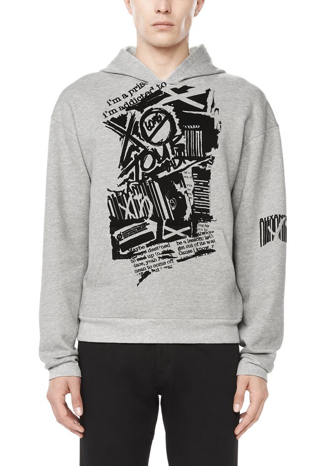 Alexander Wang ‎WANGXO FLEECE HOODIE ‎ ‎TOP‎ | Official Site